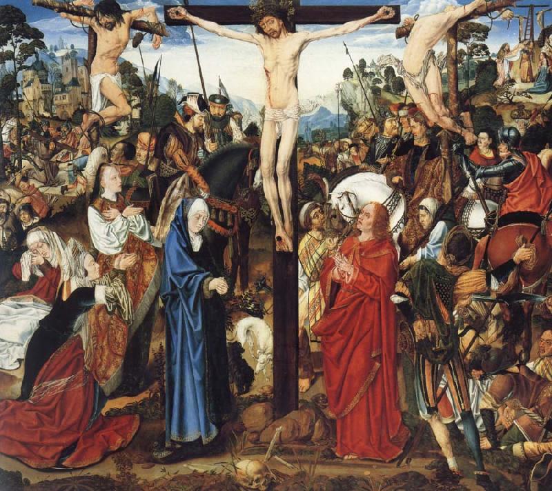 MASTER of the Aix-en-Chapel Altarpiece The crucifixion